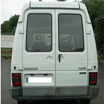Camionette blanche similaire à celle utilisée pour l'enlèvement  d'Ylenia