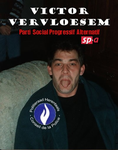 Victor Vervloesem en colère