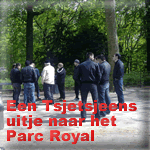 Een Tsjetsjeens uitje naar het Parc Royal in Brussel